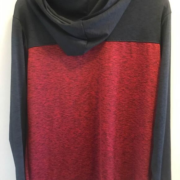 Real Essentials Boys Size Large Lightweight Hoodie Polyester/Spandex Red - Picture 3 of 3